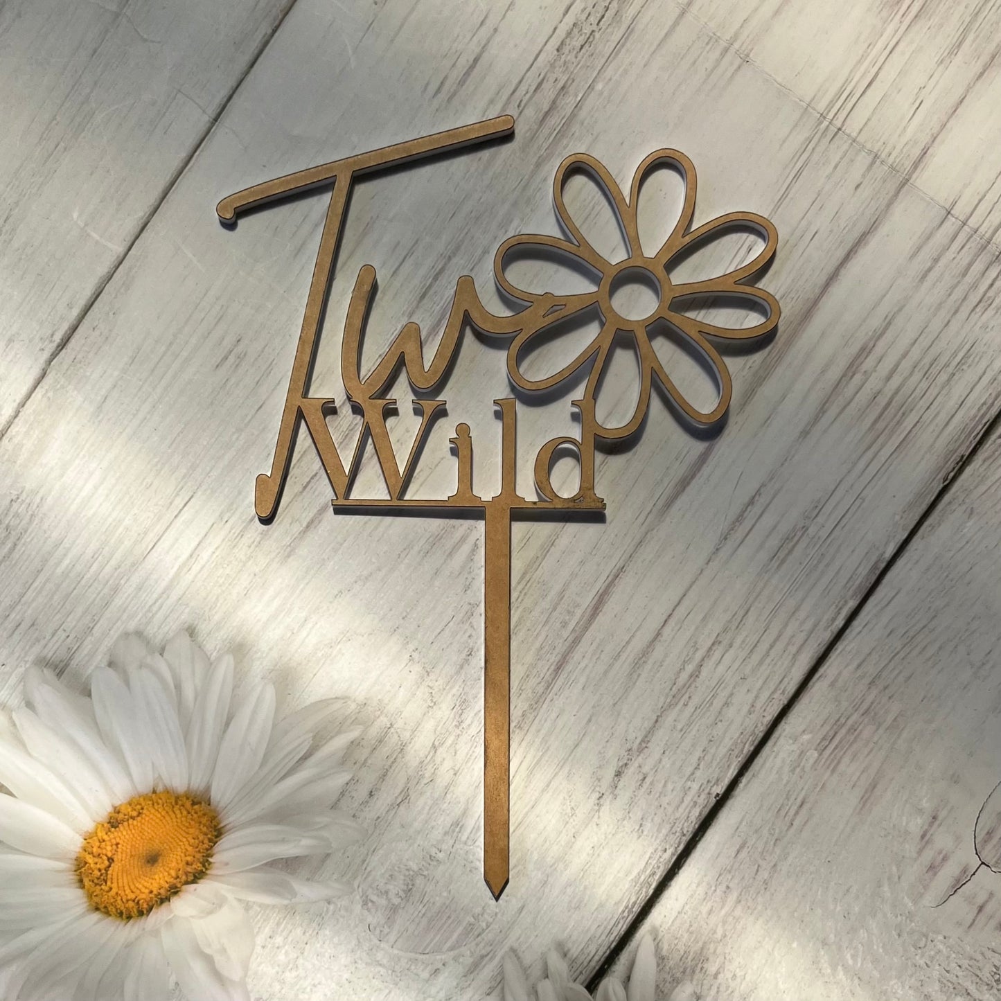 Two Wild • Cake Topper • 150mm