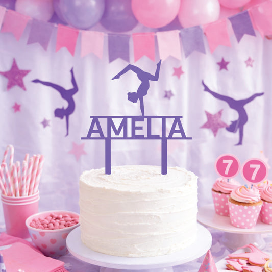 Gymnastics • Custom Cake Topper • 150mm