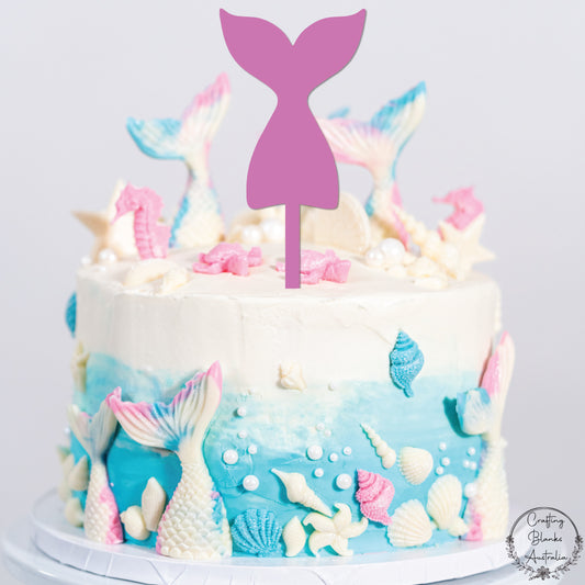 Mermaid Tail • Cake Topper • 150mm