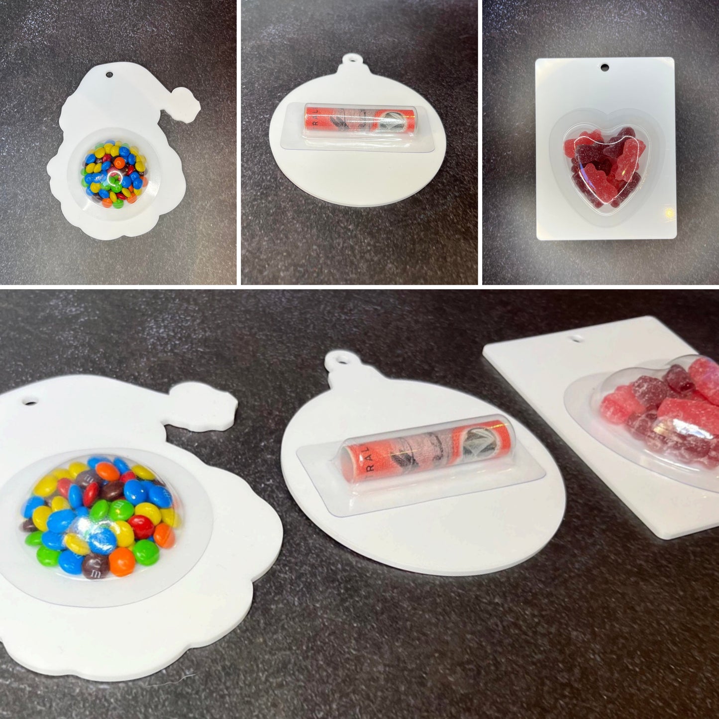 Lolly/ Money Holders • Plastic and Acrylic Set