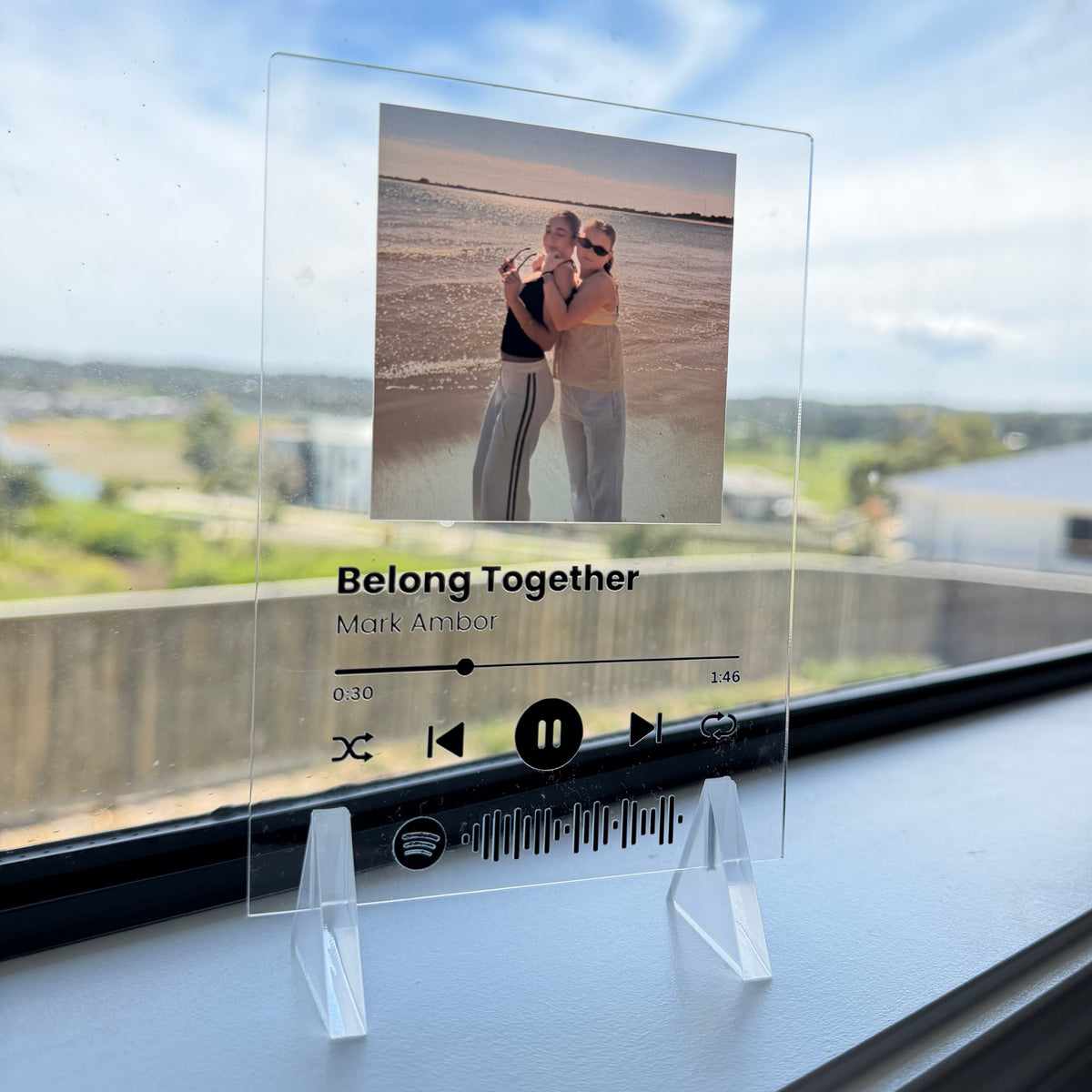 Custom Song Plaque/Keyring • Printed
