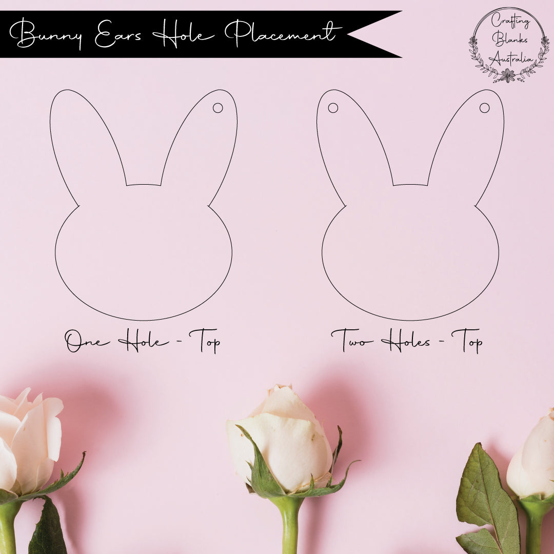 Bunny Ears • Blank Shape • 200mm