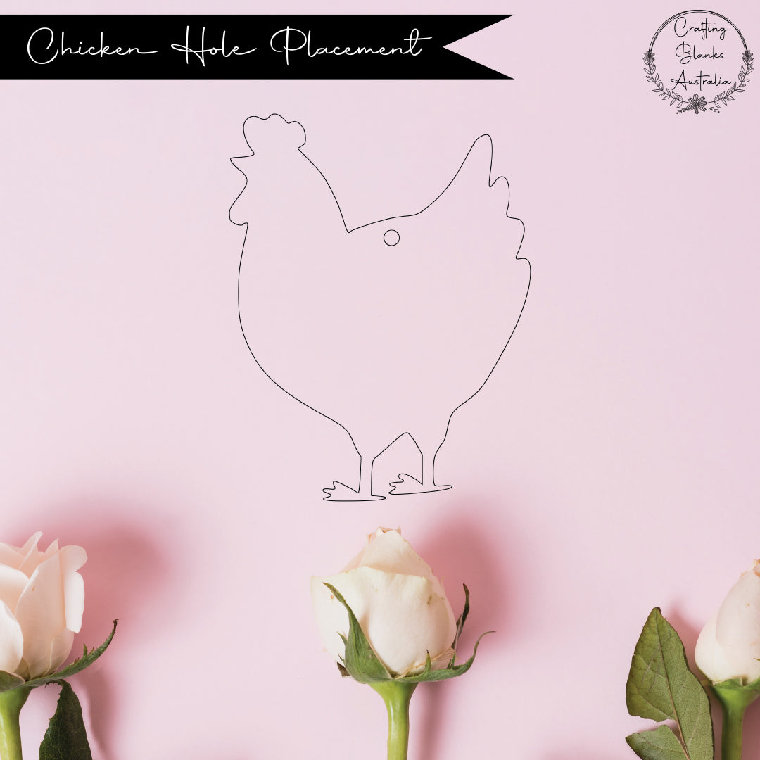 Chicken • Blank Shape • 50mm