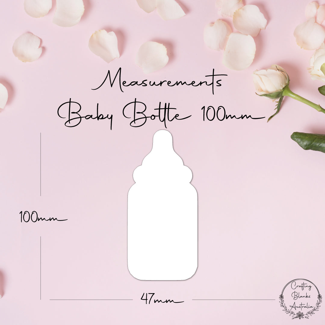 Baby Bottle • Blank Shape • 100mm
