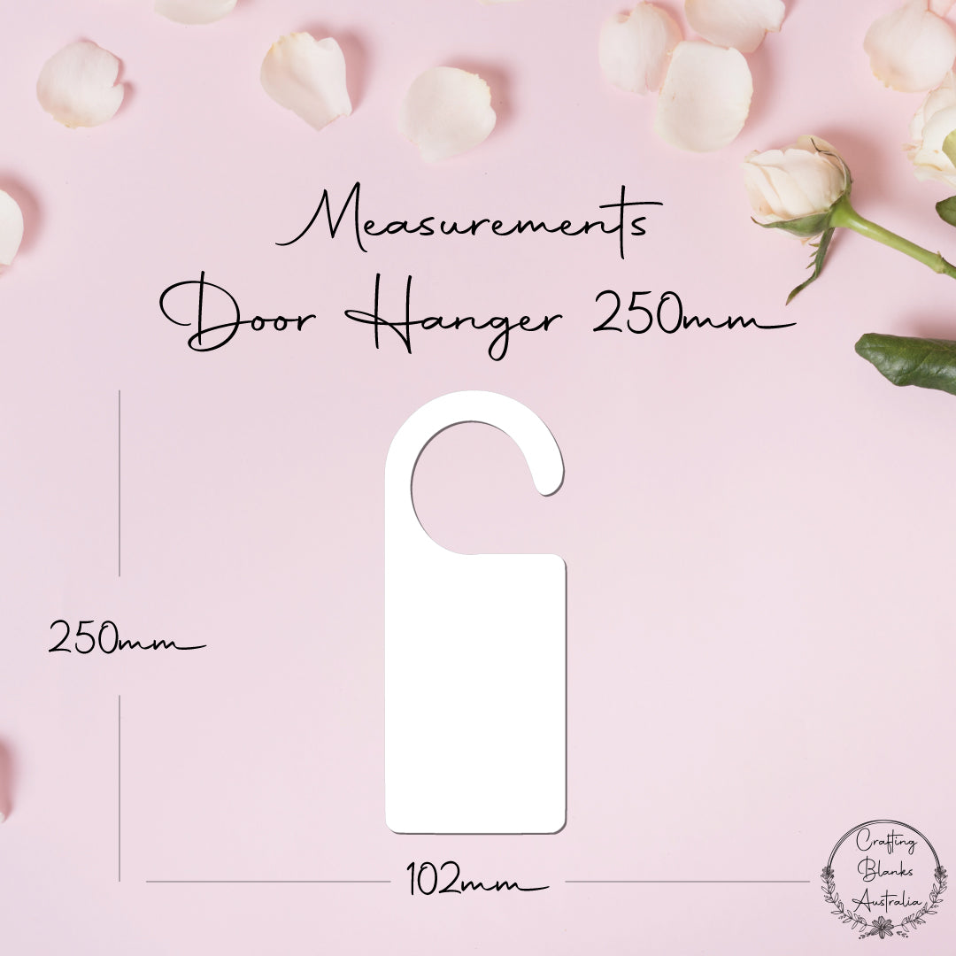 Door Hanger • Wardrobe Divider • 250mm