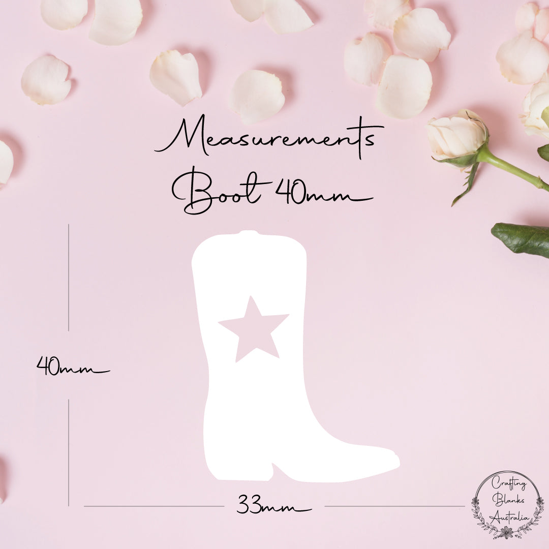 Boot • Blank Shape • 40mm