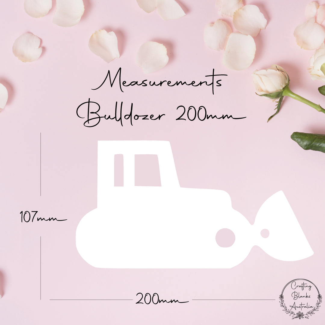 Bulldozer • Blank Shape • 200mm
