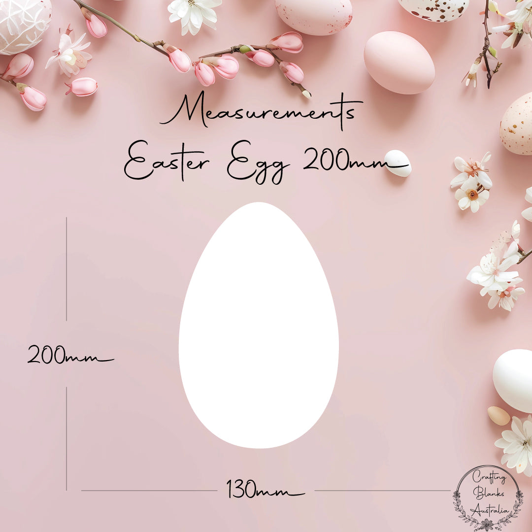 Easter Egg • Blank Shape • 200mm