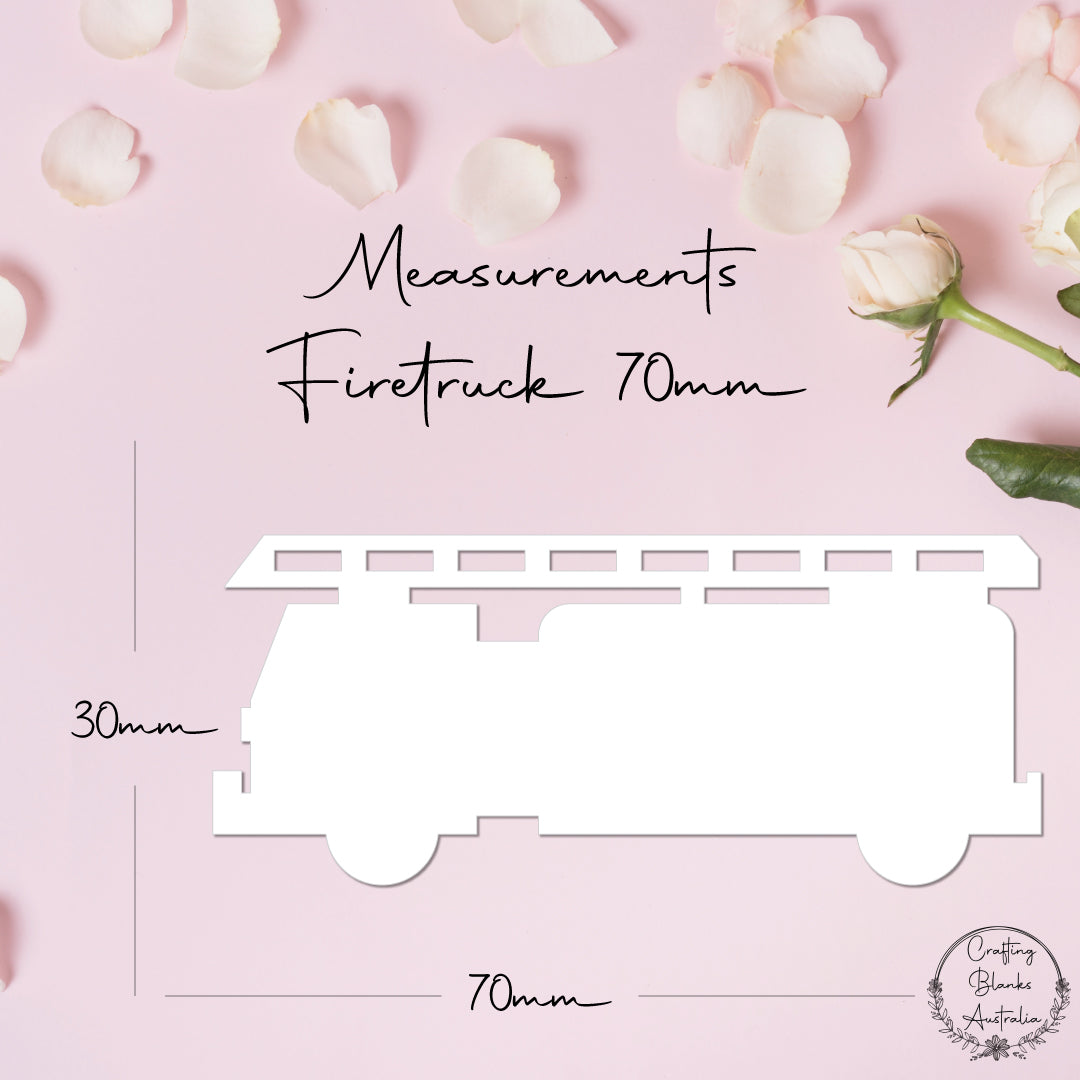 Firetruck • Blank Shape • 70mm