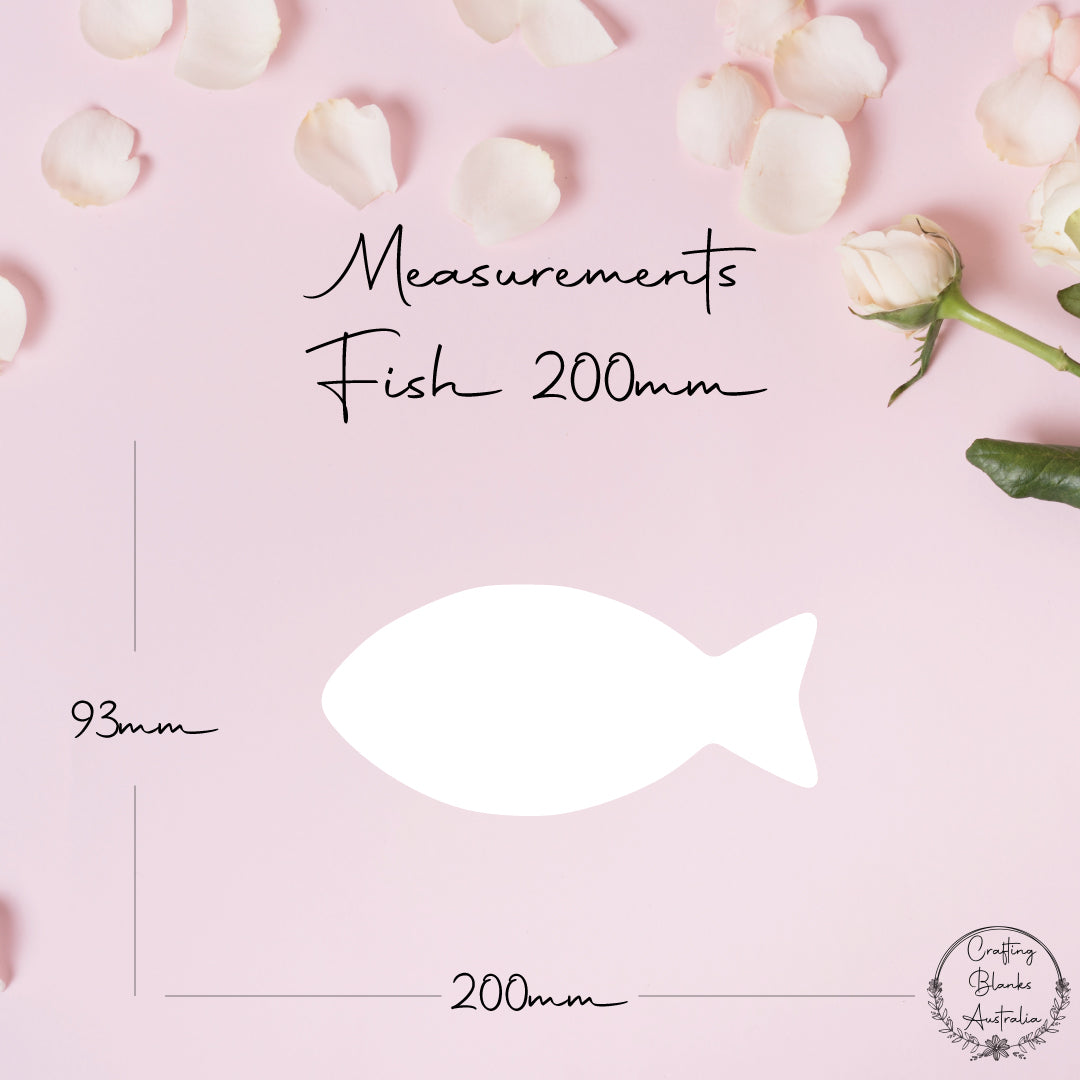 Fish • Blank Shape • 200mm
