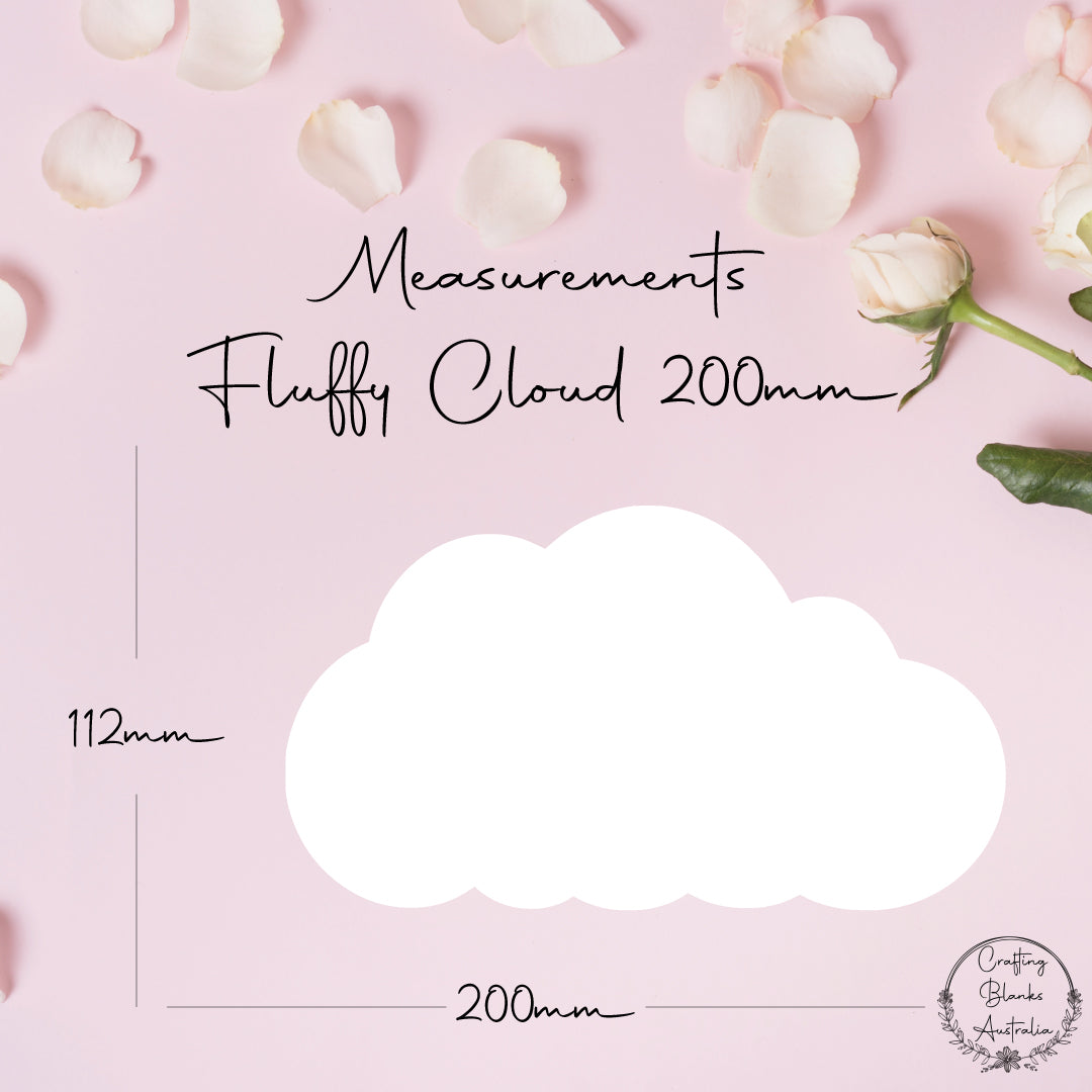 Fluffy Cloud • Blank Shape • 200mm