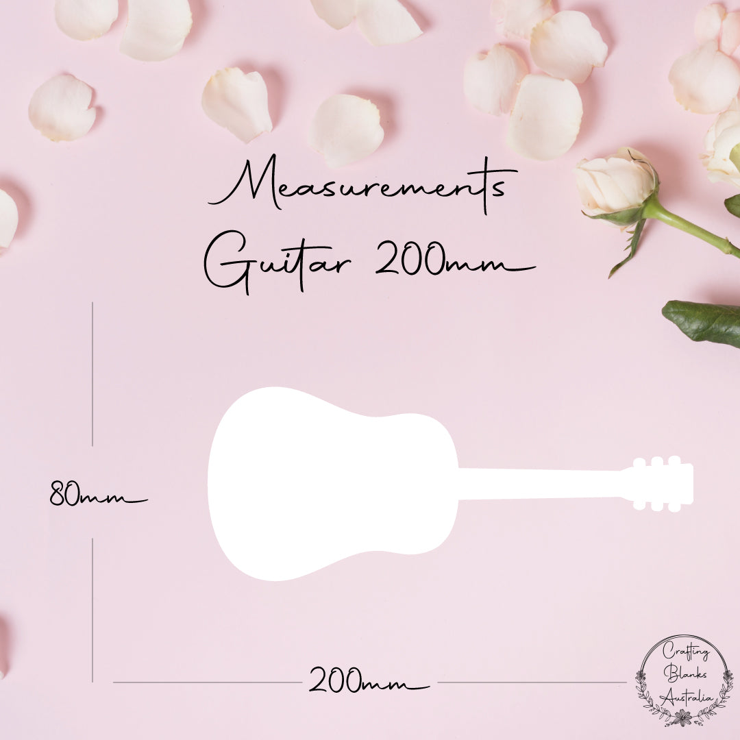 Guitar • Blank Shape • 200mm