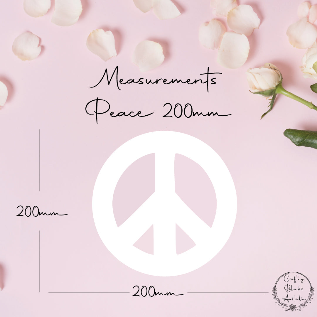 Peace • Blank Shape • 200mm