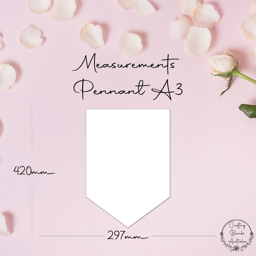 Pennant • Blank Shape • A3