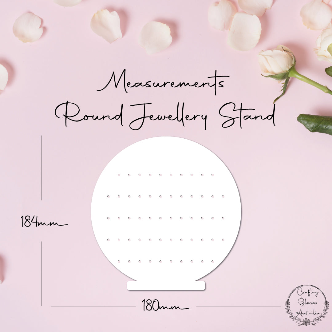 Round • Jewellery Stand • 180mm