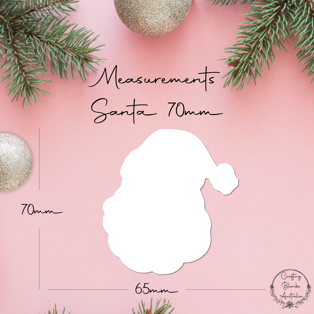 Santa • Blank Shape • 70mm