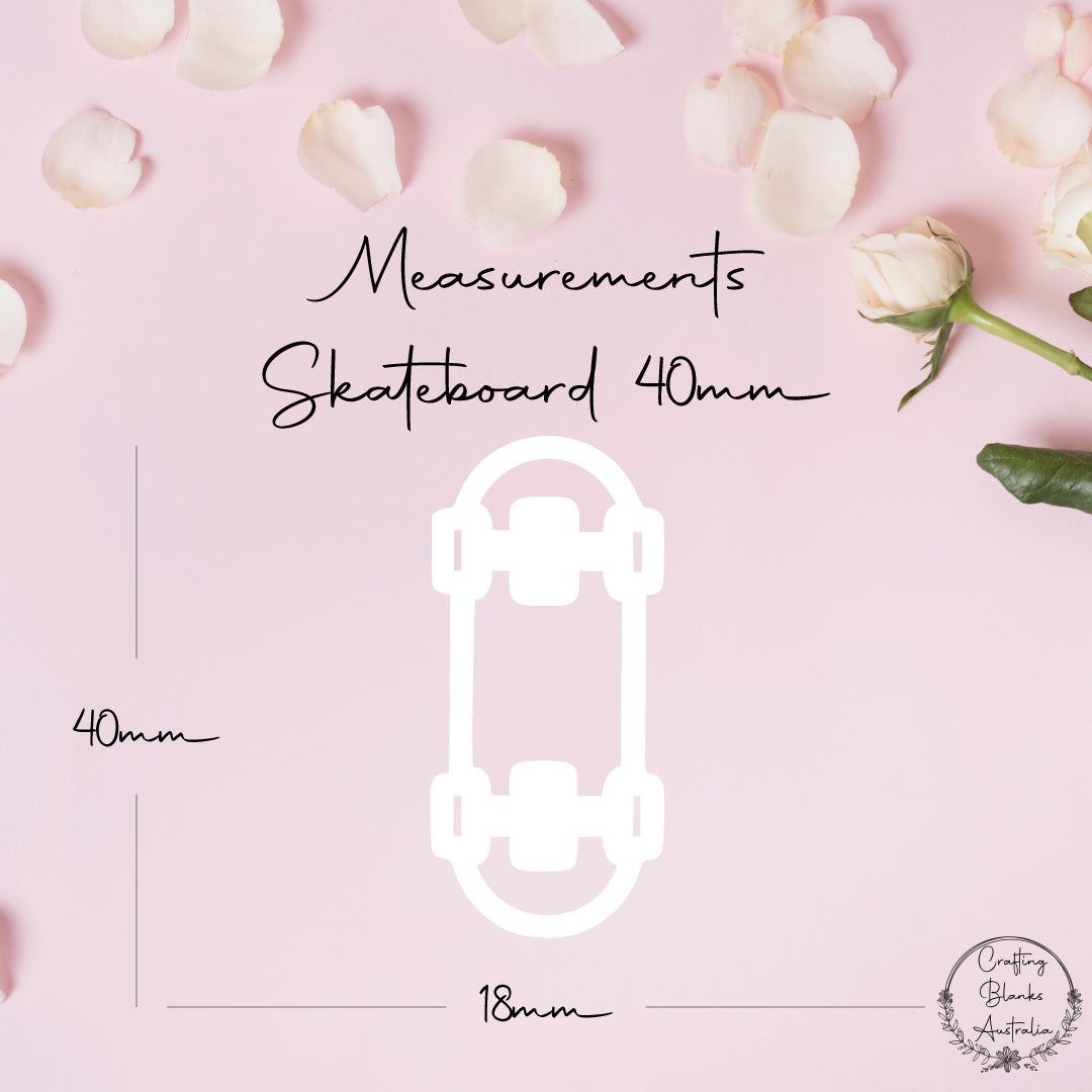Skateboard • Blank Shape • 40mm