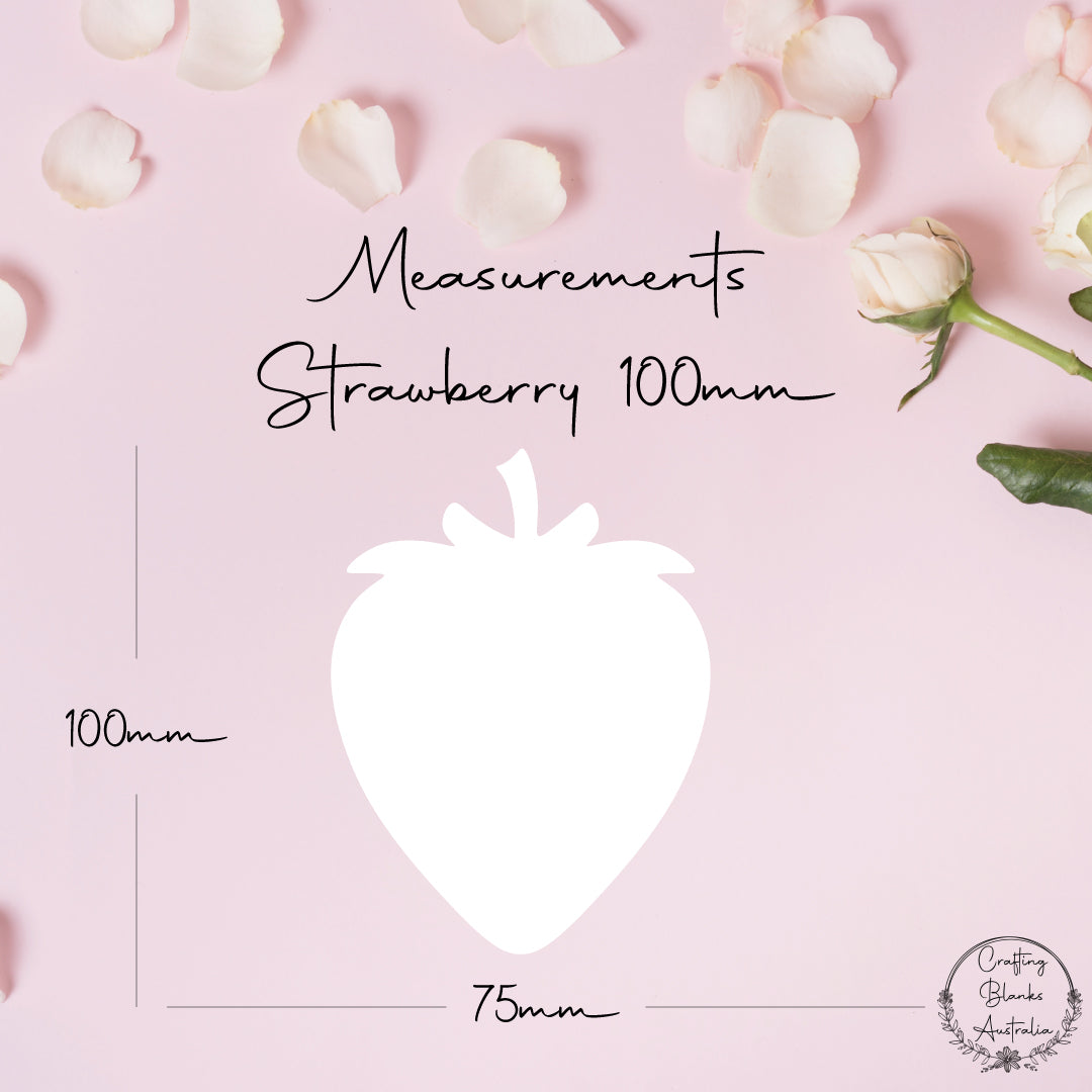 Strawberry • Blank Shape • 100mm