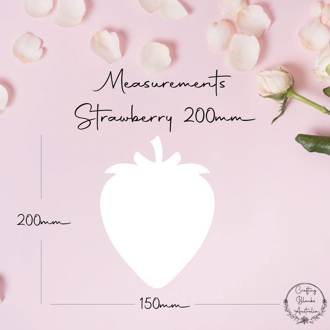 Strawberry • Blank Shape • 200mm