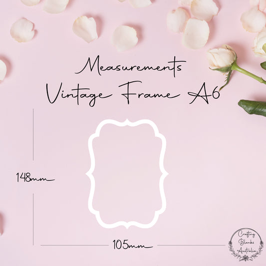 Vintage • Blank Frame • A6