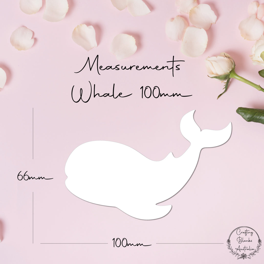 Whale • Blank Shape • 100mm