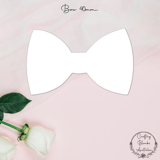 Bow Tie • Blank Shape • 40mm