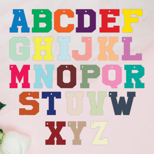 Letter Keyring • Blank Shape • 50mm