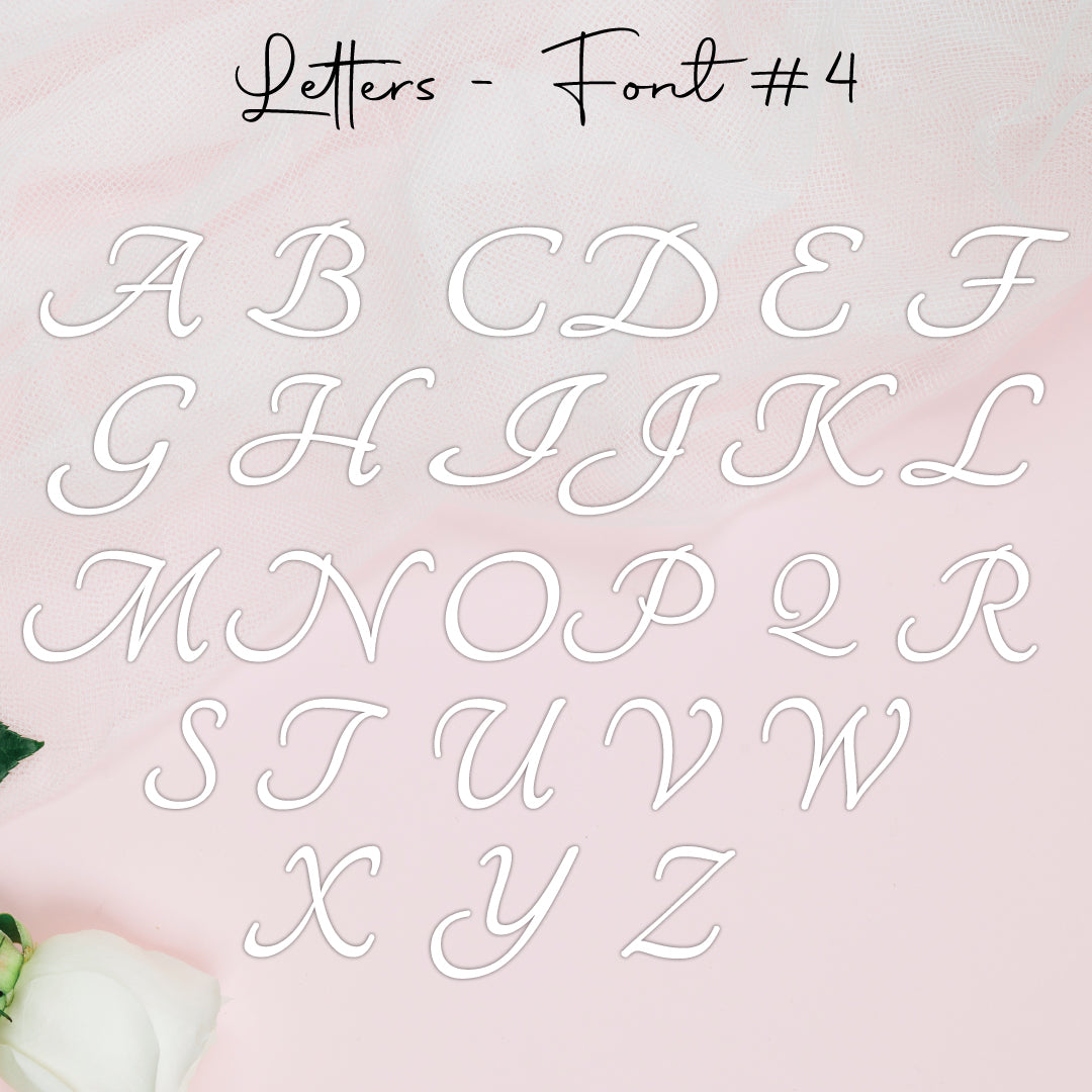Single Letters • Blank Shape • 200mm