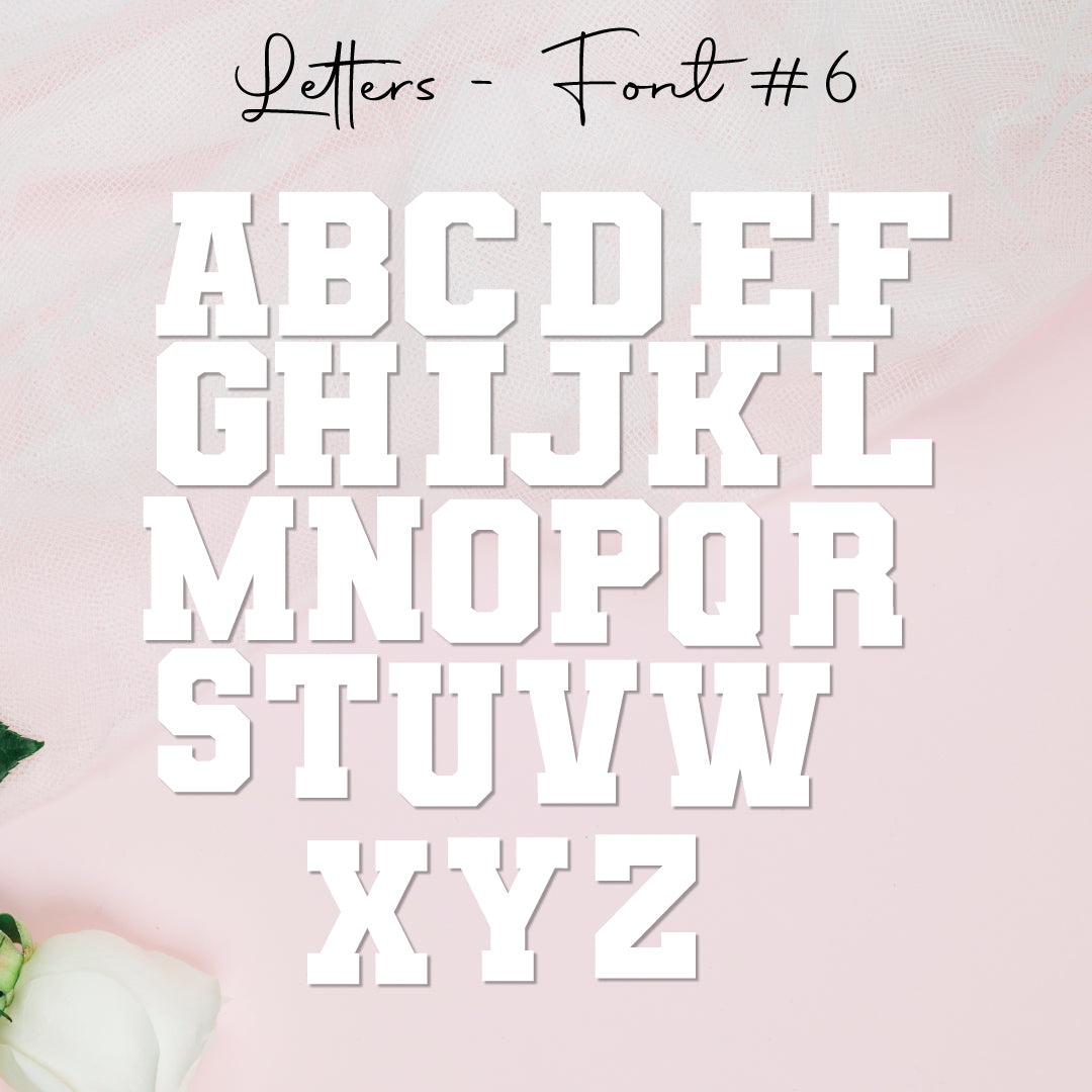 Single Letters • Blank Shape • 200mm