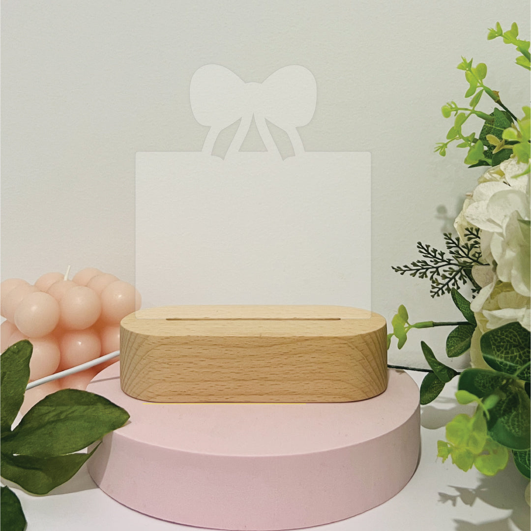 Bow • Blank Shape • Night Light
