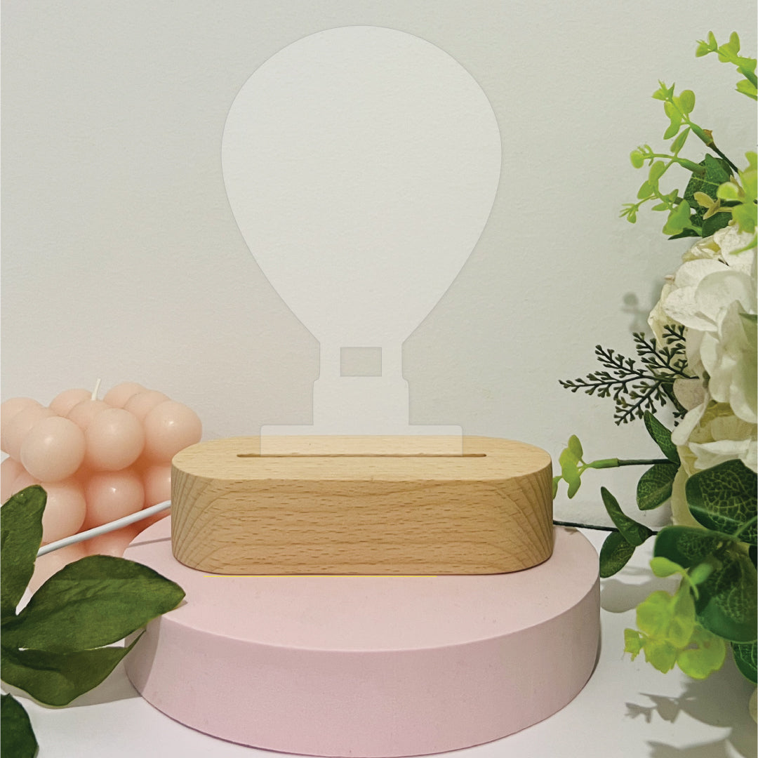 Hot Air Balloon • Blank Shape • Night Light