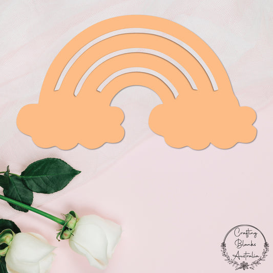 Rainbow Clouds • Blank Shape • 70mm