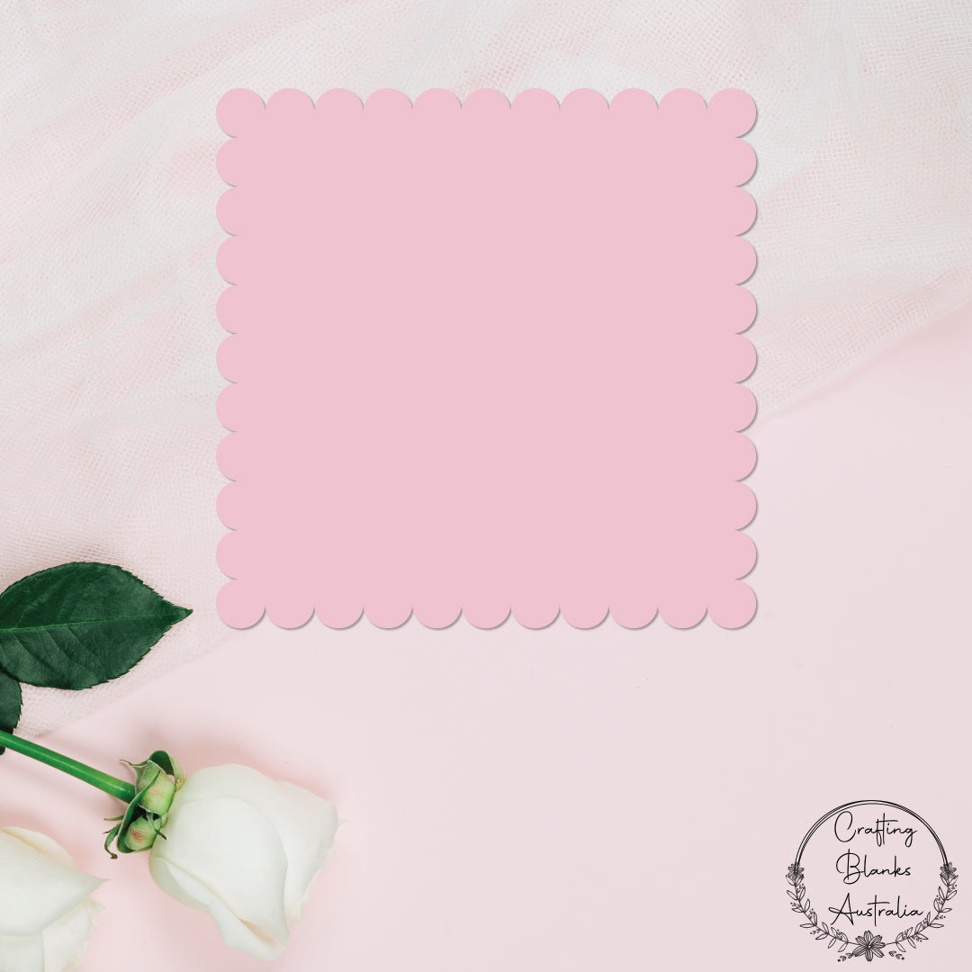 Scallop Square • Blank Shape • 500mm