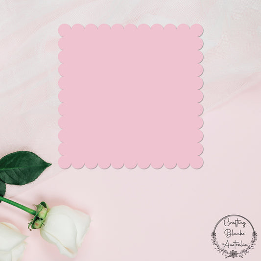 Scallop Square • Blank Shape • 90mm