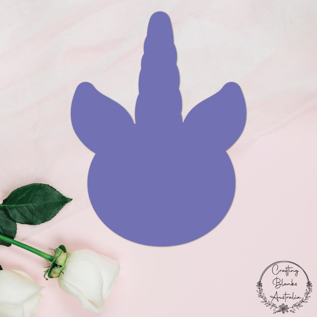 Unicorn Face • Blank Shape • 150mm