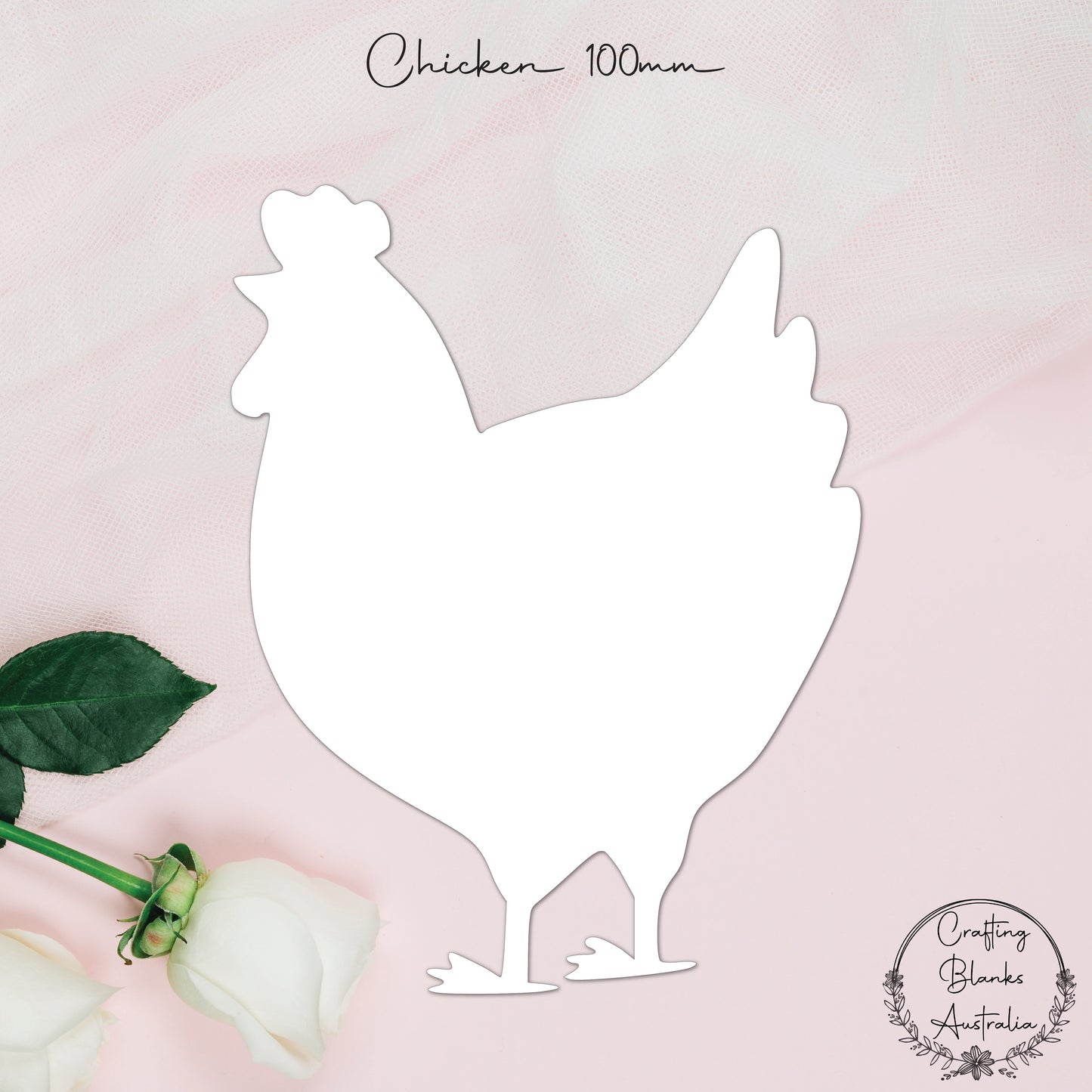 Chicken • Blank Shape • 100mm