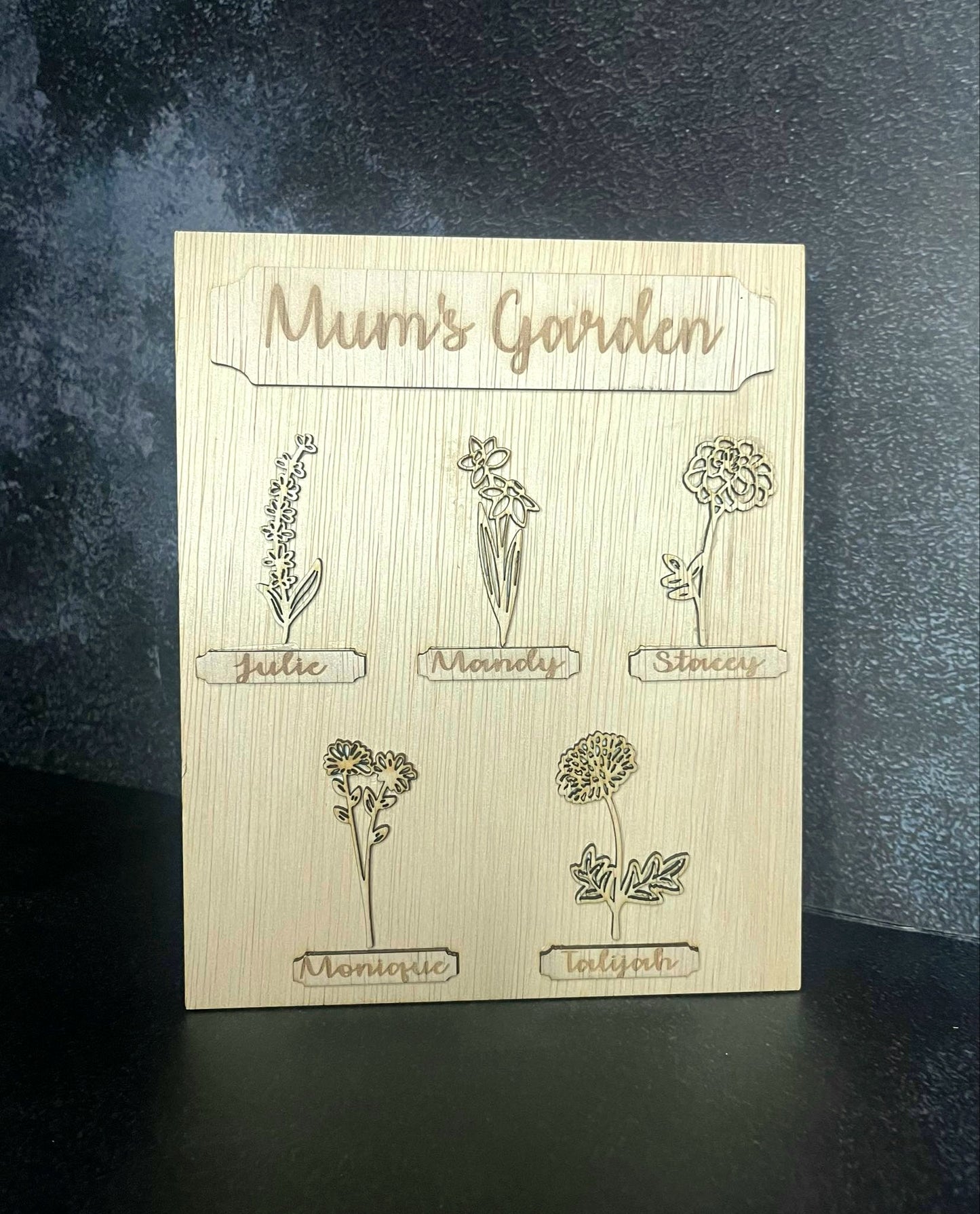 Birth Month Flower Garden Stand