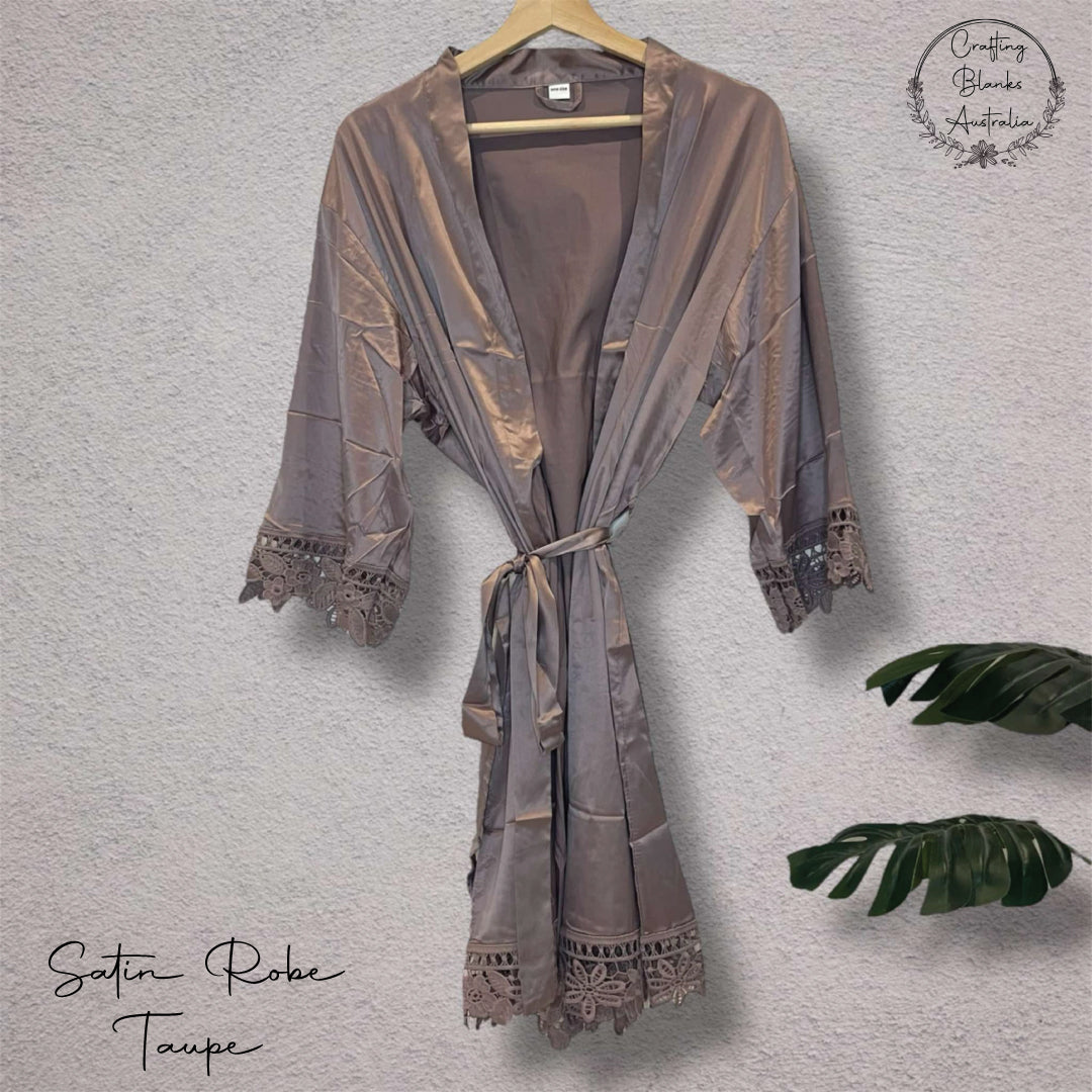 Taupe Robe • One Size • No Original packaging