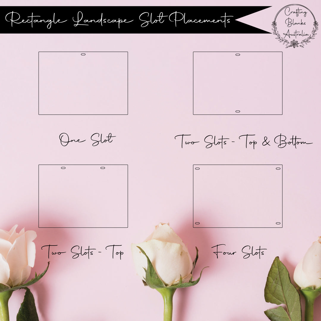 Rectangle • Blank Shape • A0 PICKUP ONLY