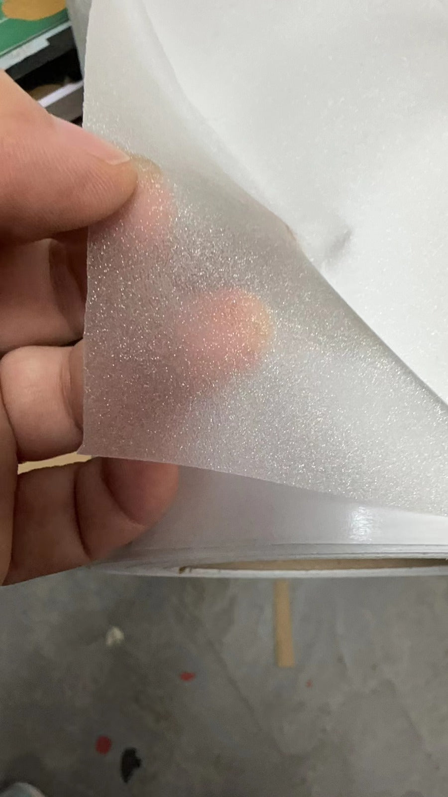 Etch Look Transparent • Self Adhesive • Vinyl