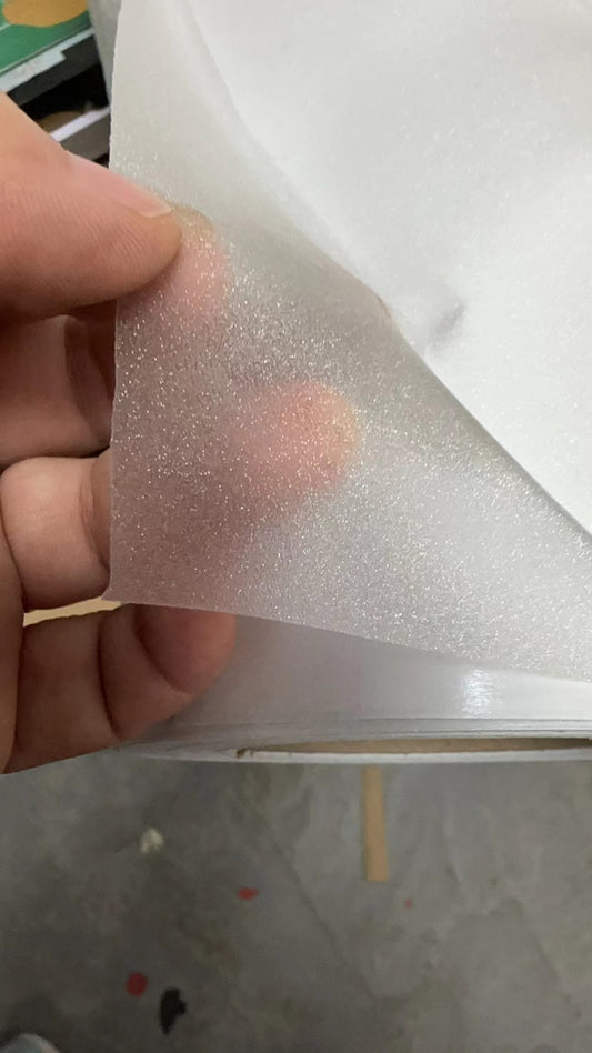 Etch Look Transparent • Self Adhesive • Vinyl