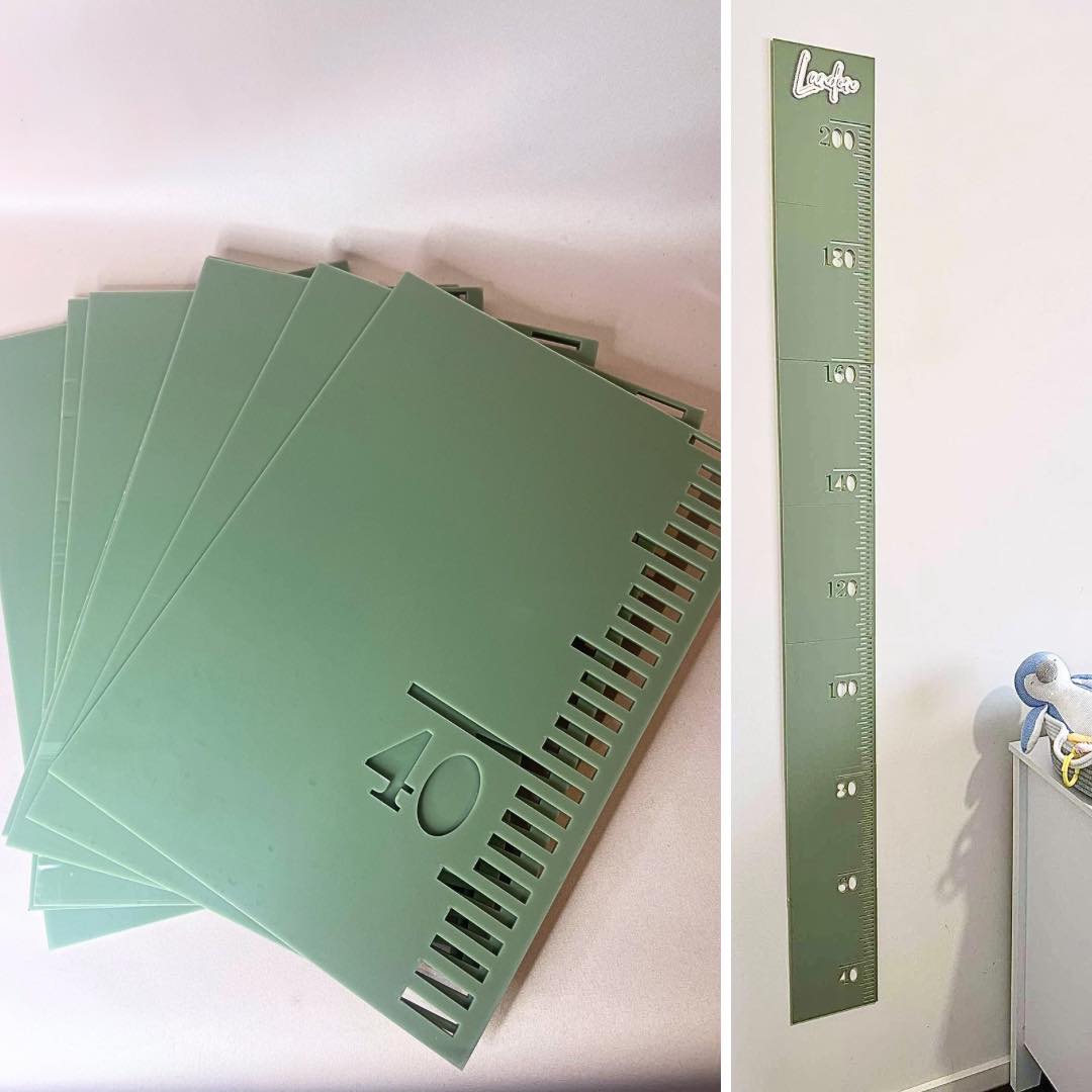 Growth Chart Ruler • Rectangle • 200cm