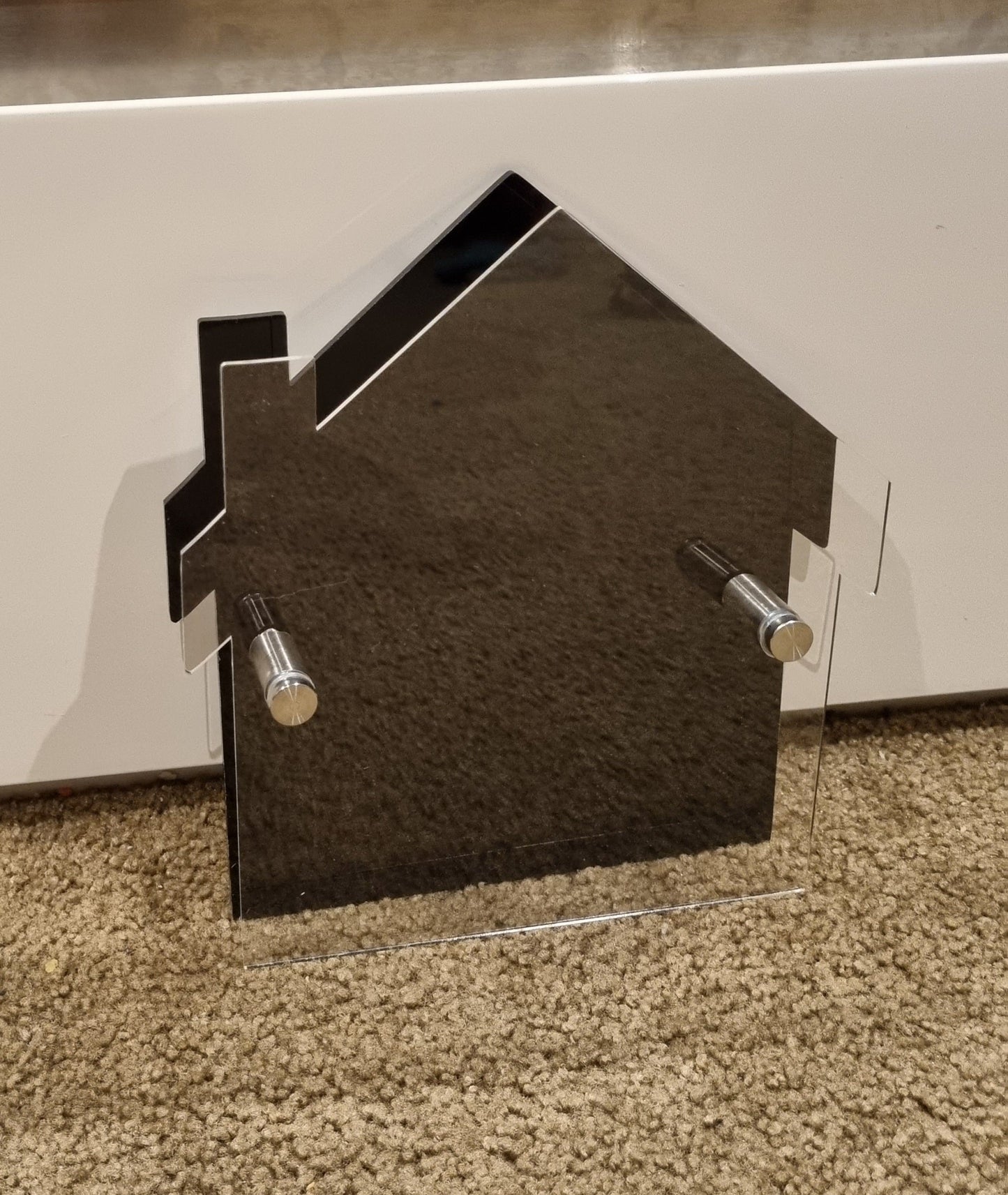 Acrylic house shape number set