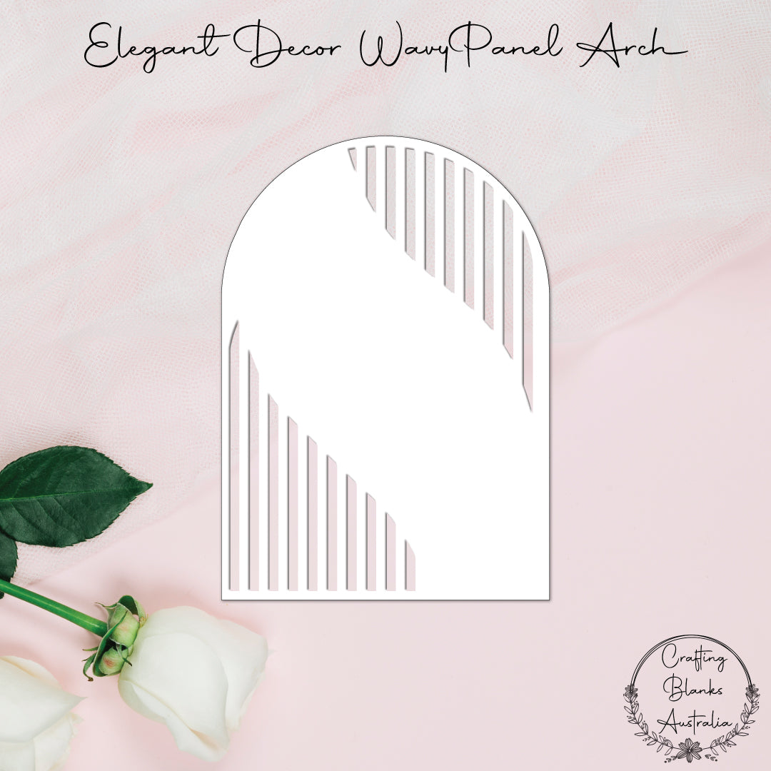 Elegant Arch Wavy Panel