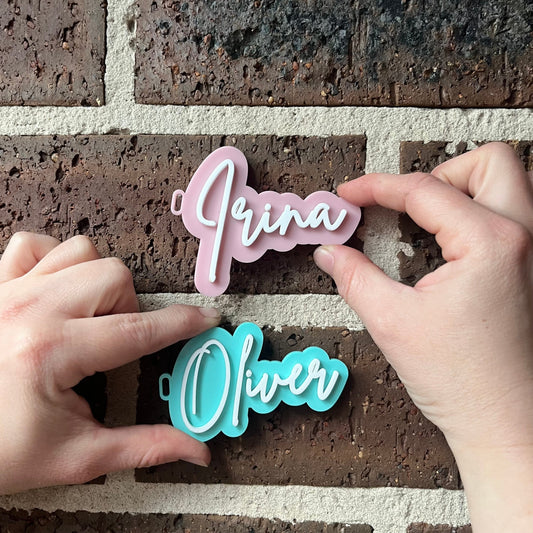 Wording Double Layer • Custom • 50mm - 250mm