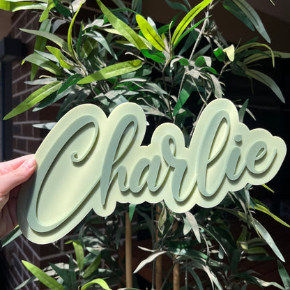 Wording Double Layer • Custom • 50mm - 250mm
