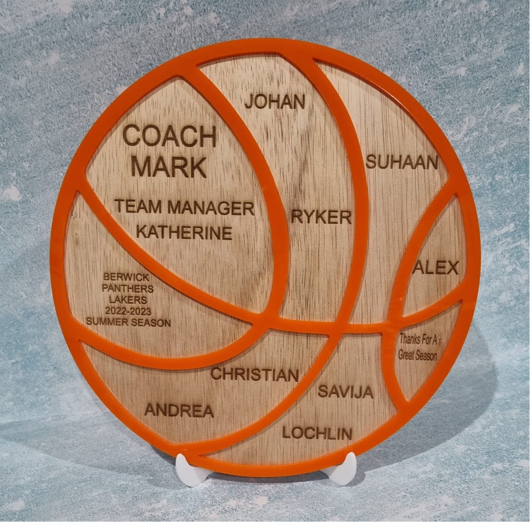 Balls • Sports Plaque • 250mm