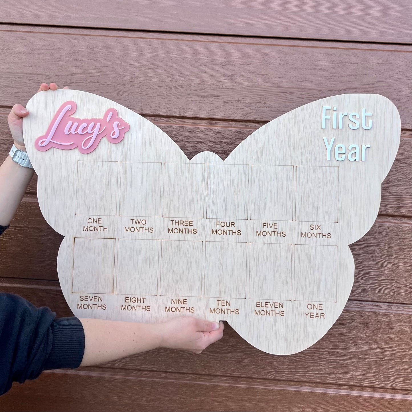 First Year • Milestone Photo Board • Blank