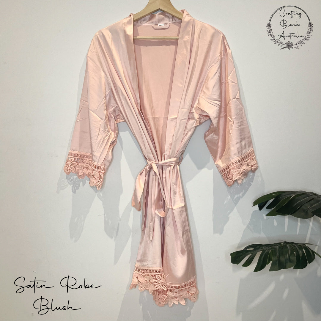 Adult Satin Robes Plus Size