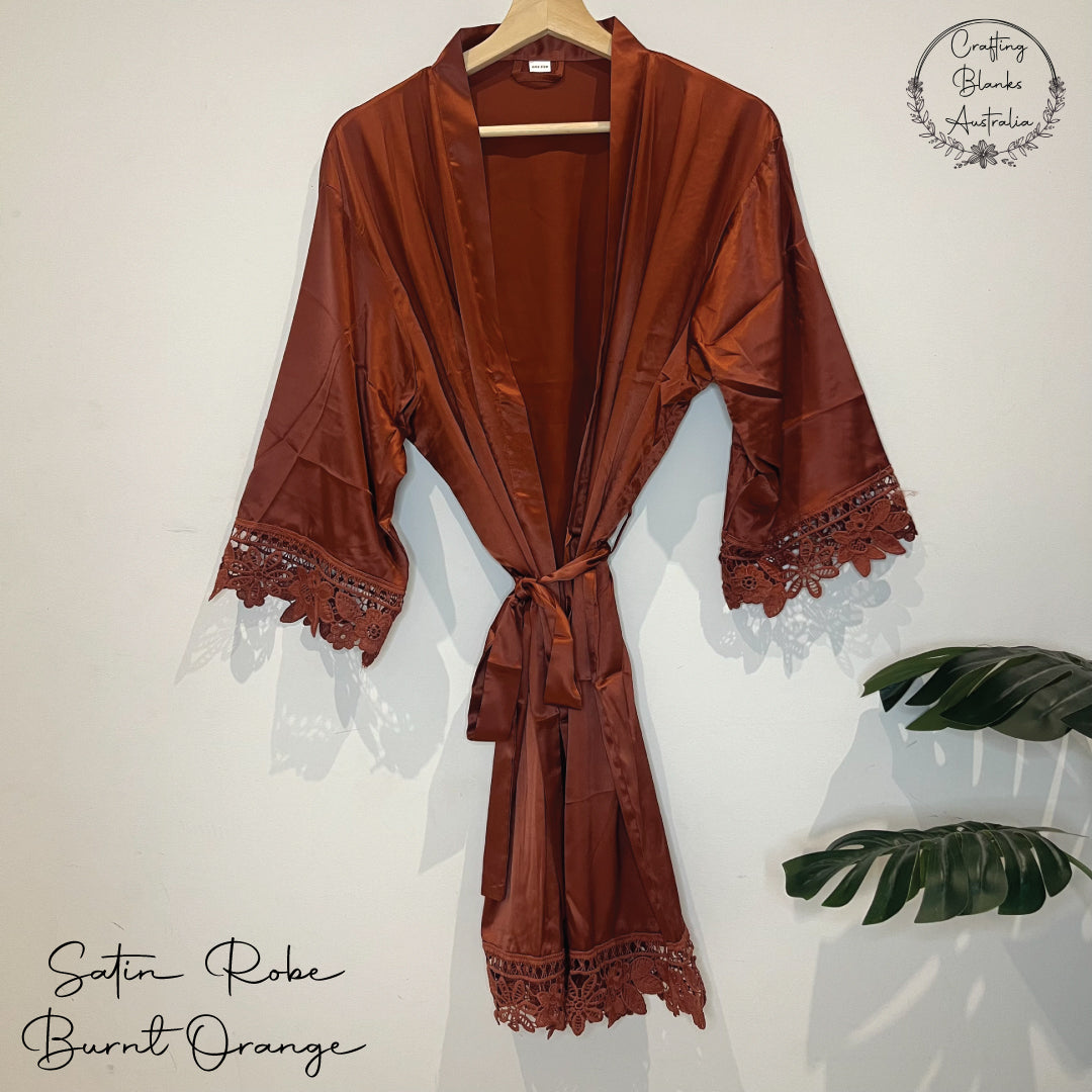 Adult Satin Robes Plus Size